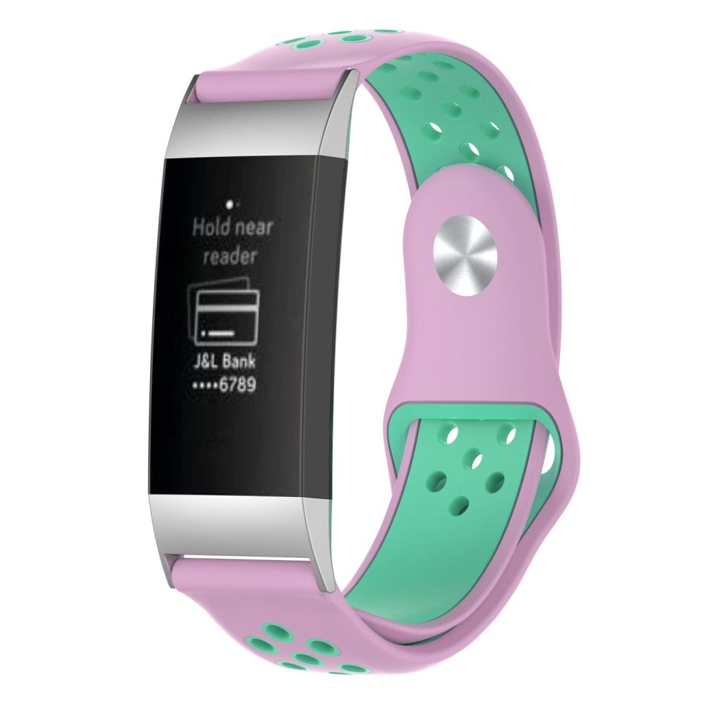 Rigtigt Fint Silikone Rem passer til Fitbit Charge 3