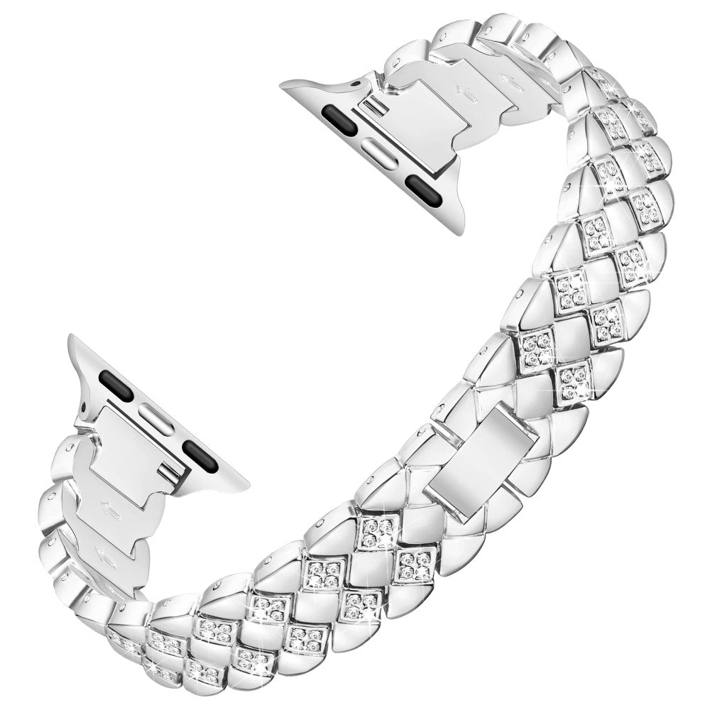 vildt-sejt-metal-og-rhinsten-universal-rem-passer-til-apple-smartwatch_2.jpg Vildt Sejt Metal Og Rhinsten Universal Rem passer til Apple Smartwatch