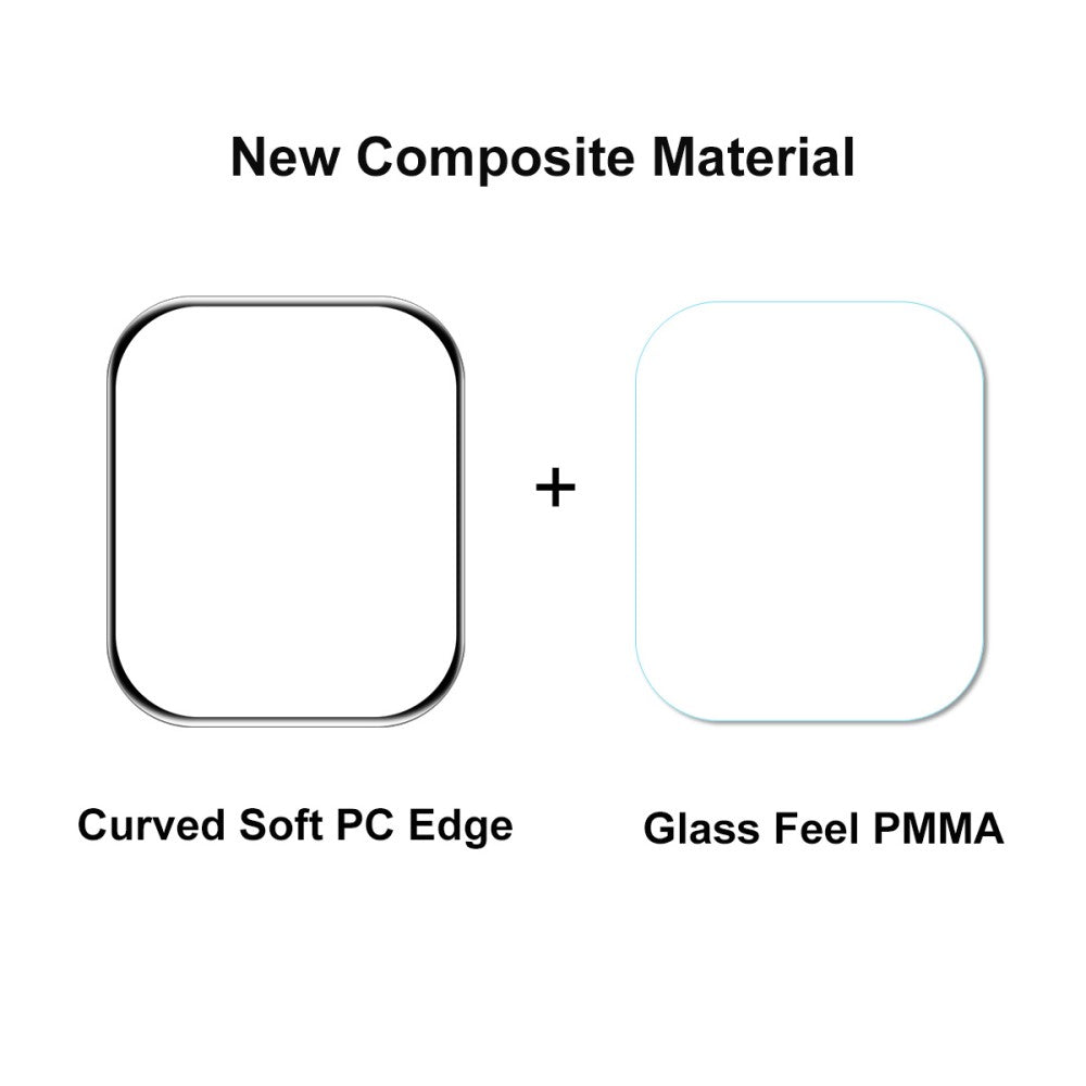 10stk Hærdet Glas Skærmbeskytter passer til Apple Watch Series 7 45mm