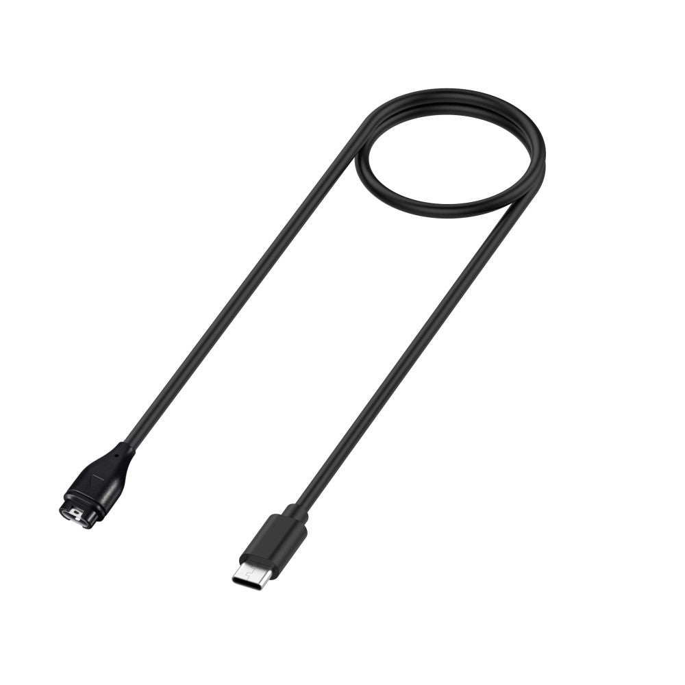 1m Type-C Opladningskabel passer til Garmin Smartwatch