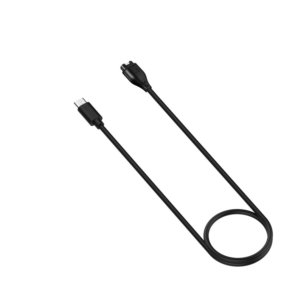 1m Type-C Opladningskabel passer til Garmin Smartwatch