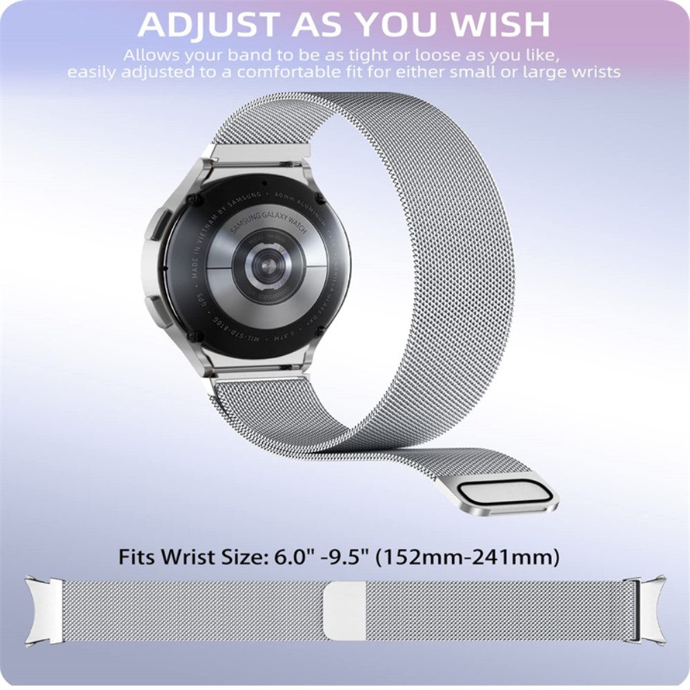 Metal Rem med Cover passer til Samsung Galaxy Watch 5 Pro