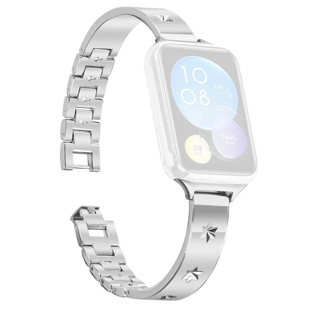 Rigtigt Rart Metal Rem passer til Xiaomi Smart Band 8 Pro