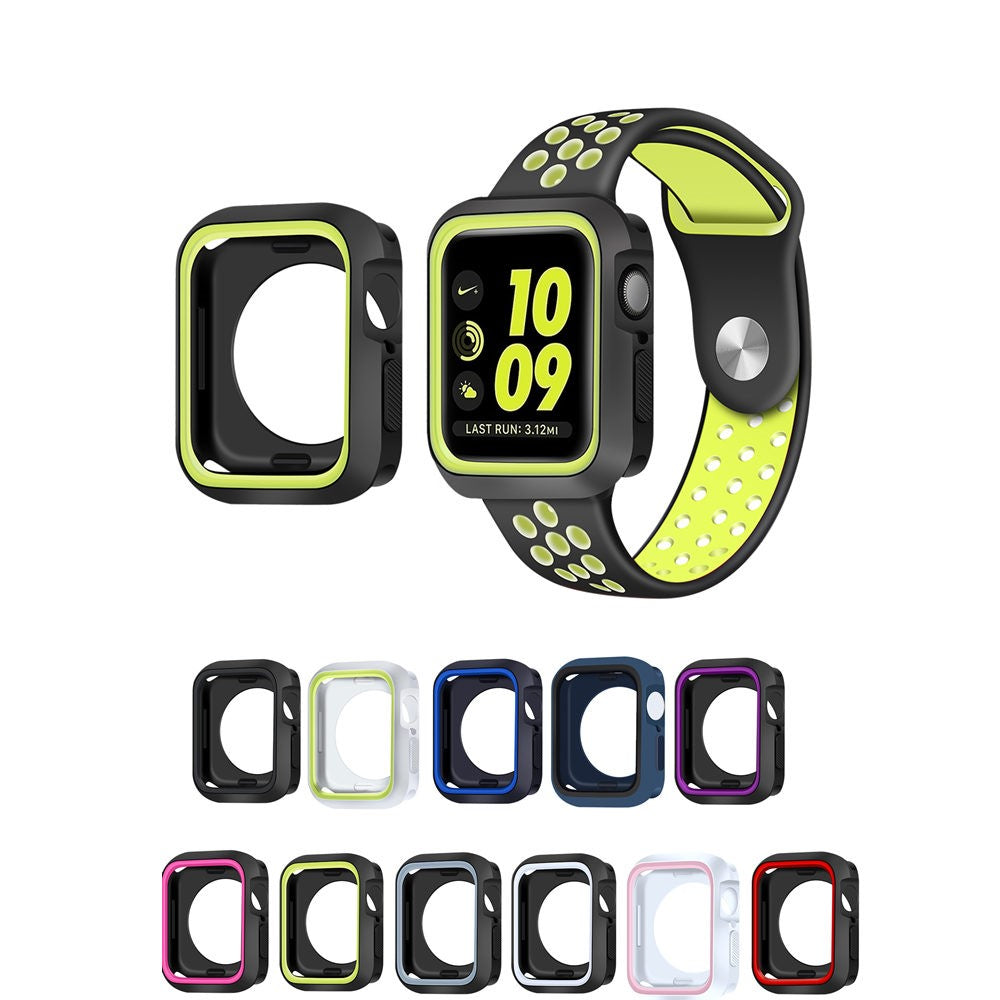 Silikone Bumper passer til Apple Watch Series 7 41mm