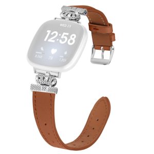 Ægte Læder Universal Rem passer til Fitbit Versa 4 / Fitbit Sense 2