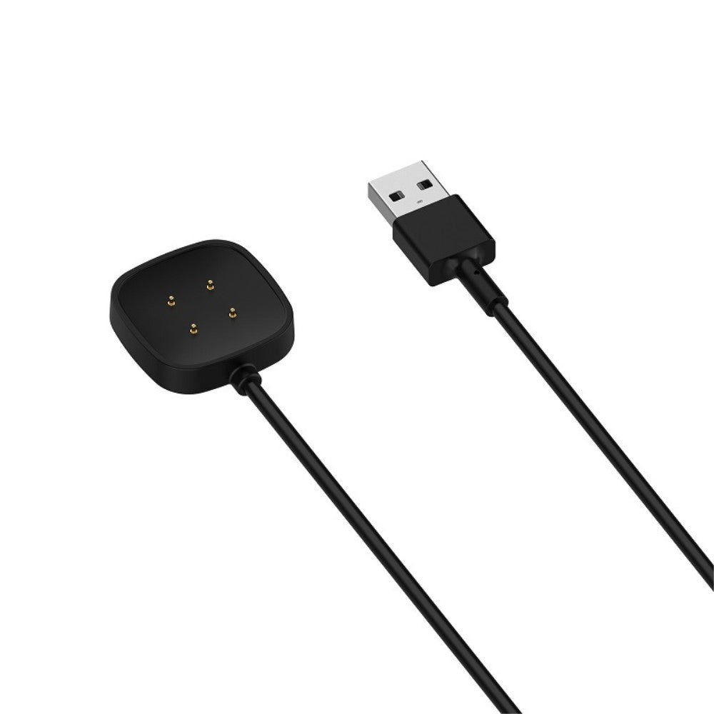 1m Plastik Magnetisk USB Ladestation passer til Fitbit Versa 4
