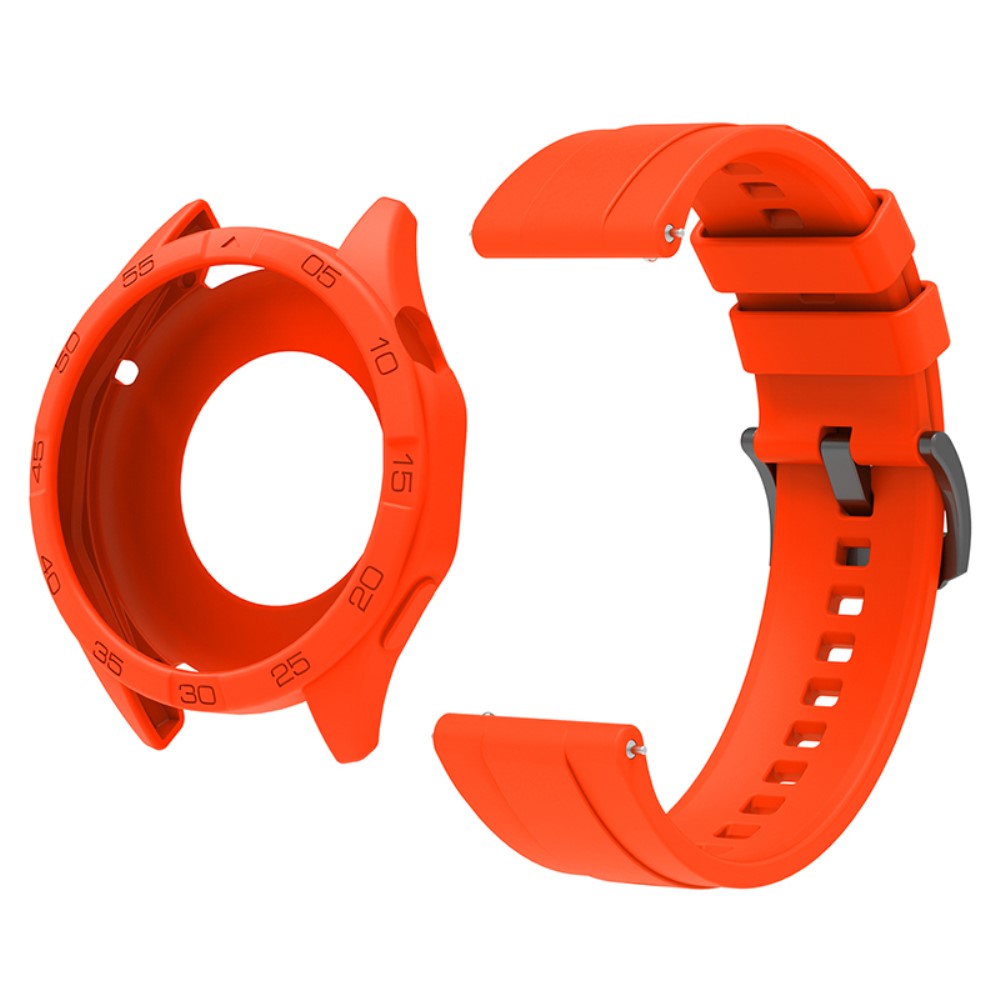 Silikone Rem med Etui passer til Huawei Watch GT 4 46mm