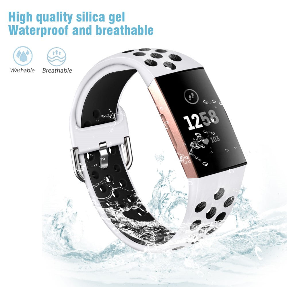 Silikone Universal Rem passer til Fitbit Charge 3 / Fitbit Charge 4 Levere