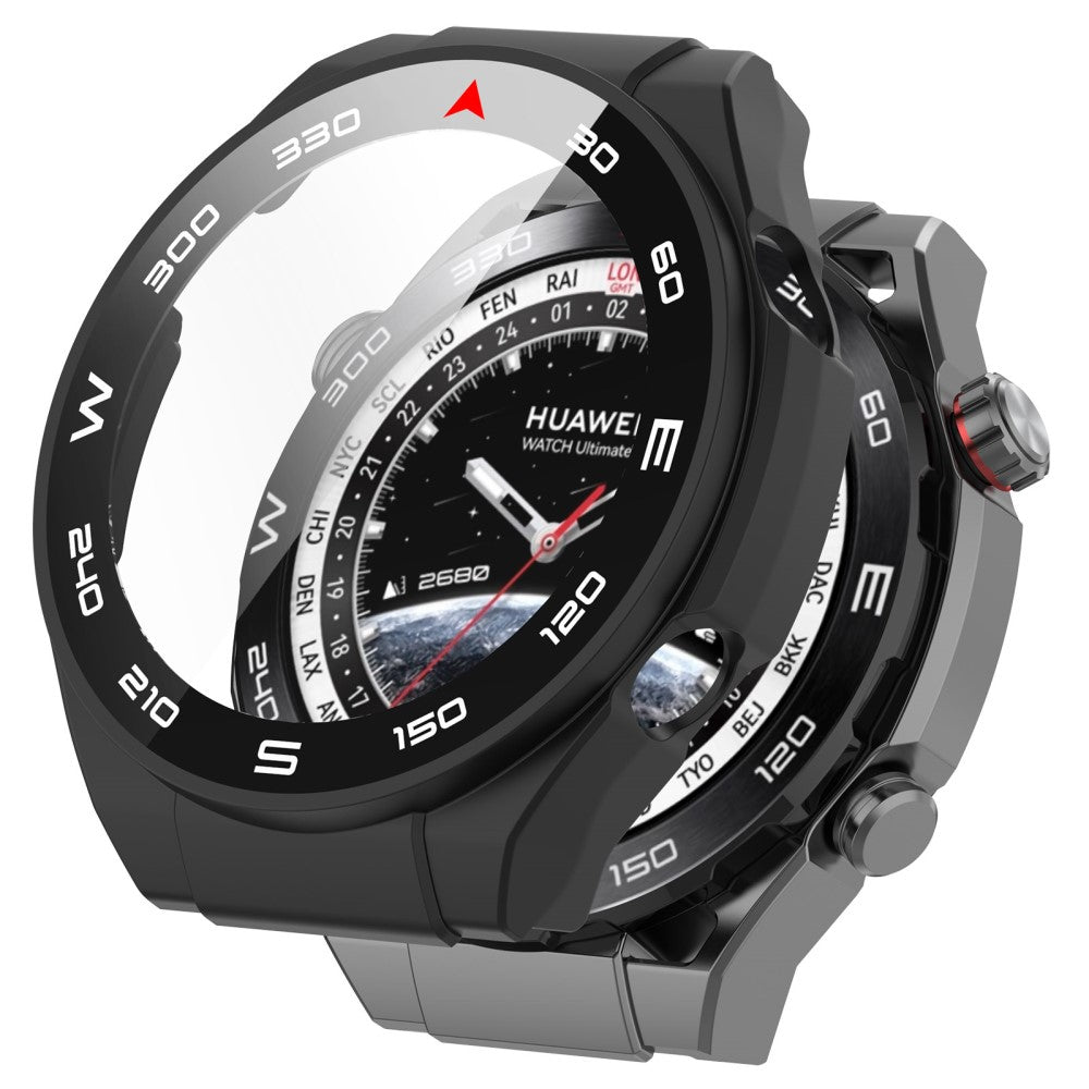Vildt Godt Cover med Skærmbeskytter i Plastik og Hærdet Glas passer til Huawei Watch Ultimate på udsalg