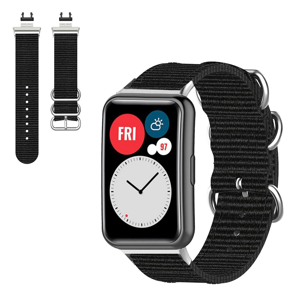 Vildt Godt Nylon Rem passer til Huawei Watch Fit