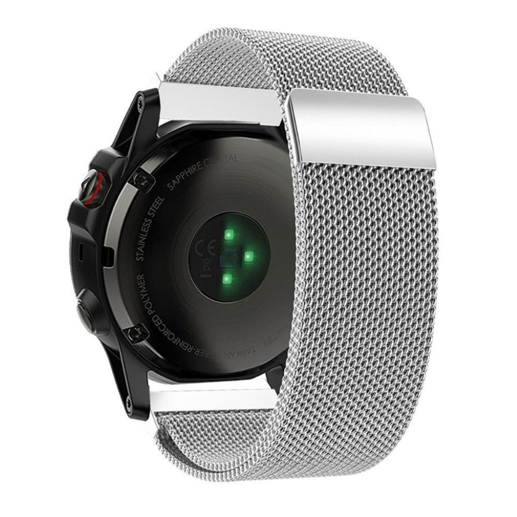 Cool Metal Universal Rem passer til Garmin Smartwatch