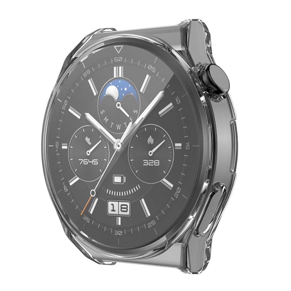 Fint Cover med Skærmbeskytter i Silikone passer til Huawei Watch GT 3 Pro 46mm Online salg