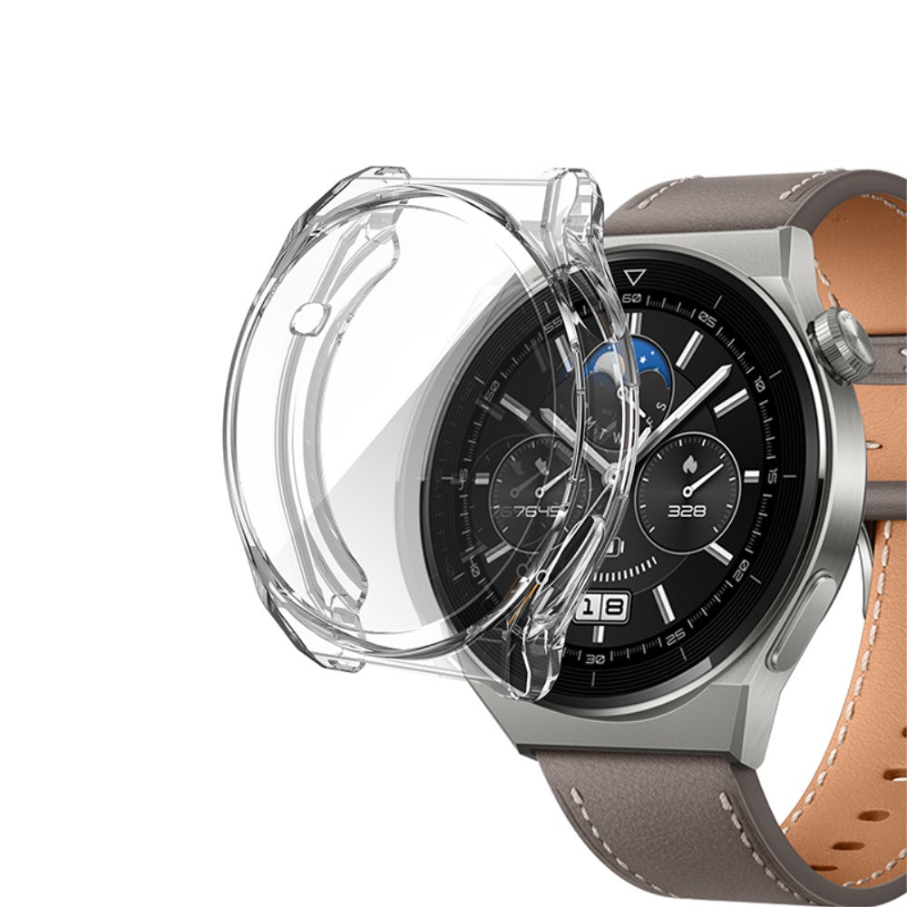 Fint Cover med Skærmbeskytter i Silikone passer til Huawei Watch GT 3 Pro 46mm Online salg