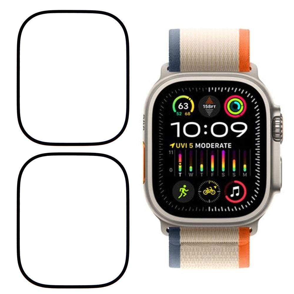 Silikone HD Skærmbeskytter passer til Apple Watch Ultra 3 49mm