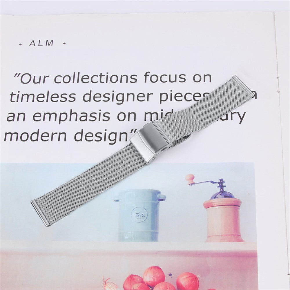 Vildt Sejt Metal Universal Rem passer til TicWatch E / TicWatch 2 Online