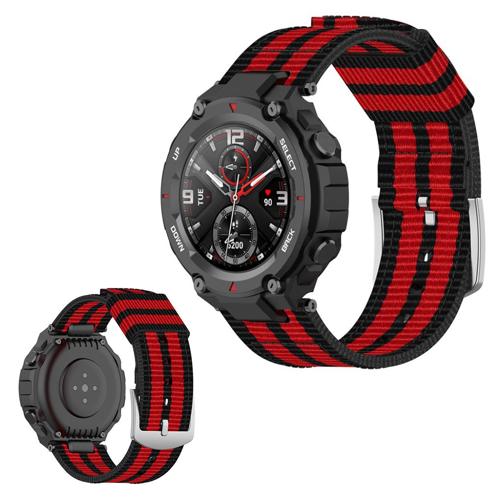 Rigtigt Hårdfør Nylon Rem passer til Amazfit T-Rex 1