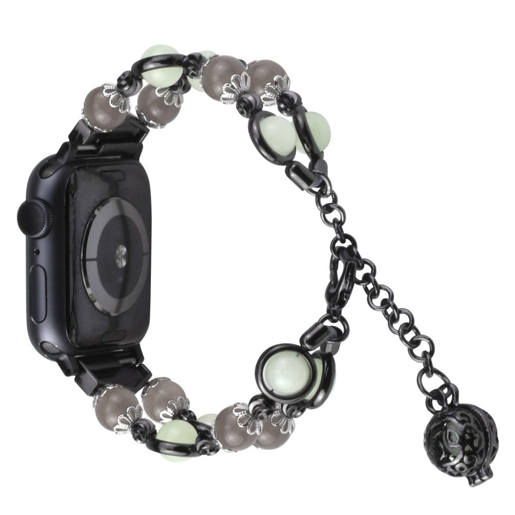 Rigtigt Rart Metal Og Sten Universal Rem passer til Apple Smartwatch Online salg