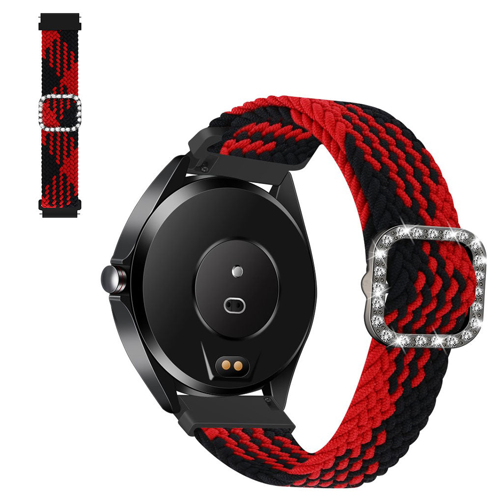 Smuk Rhinsten Og Nylon Universal Rem passer til Smartwatch