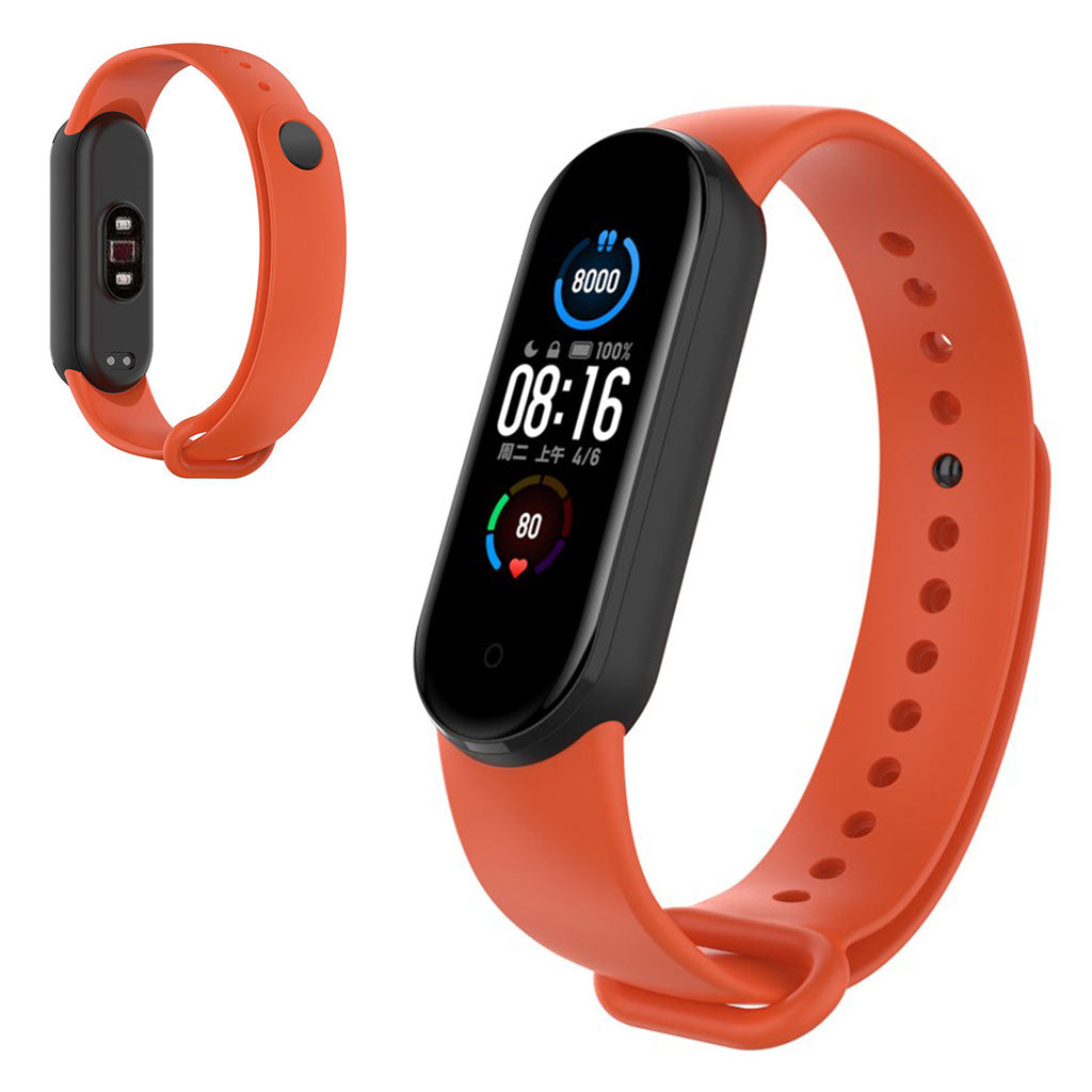 Vildt Flot Silikone Rem passer til Xiaomi Mi Band 5