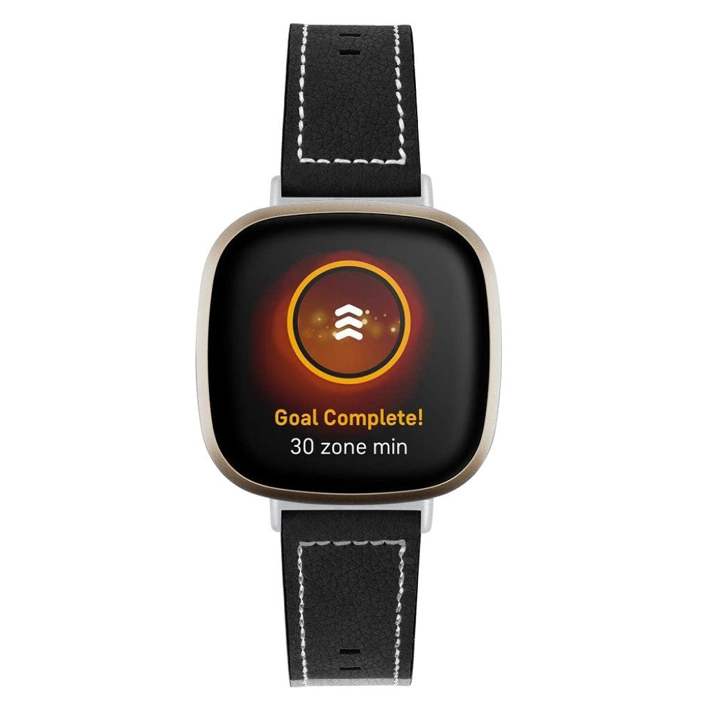 Ægte Læder Universal Rem passer til Fitbit Versa 3 / Fitbit Sense 1
