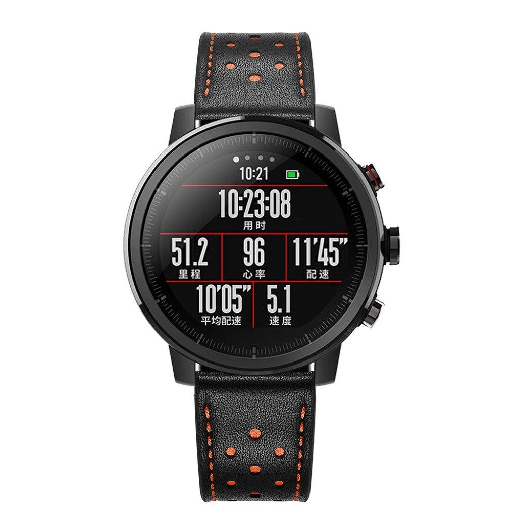 Elegant Ægte Læder Rem passer til Huawei Watch Online salg