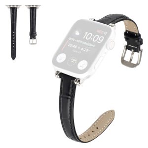 Super Hårdfør Ægte Læder Universal Rem passer til Apple Smartwatch