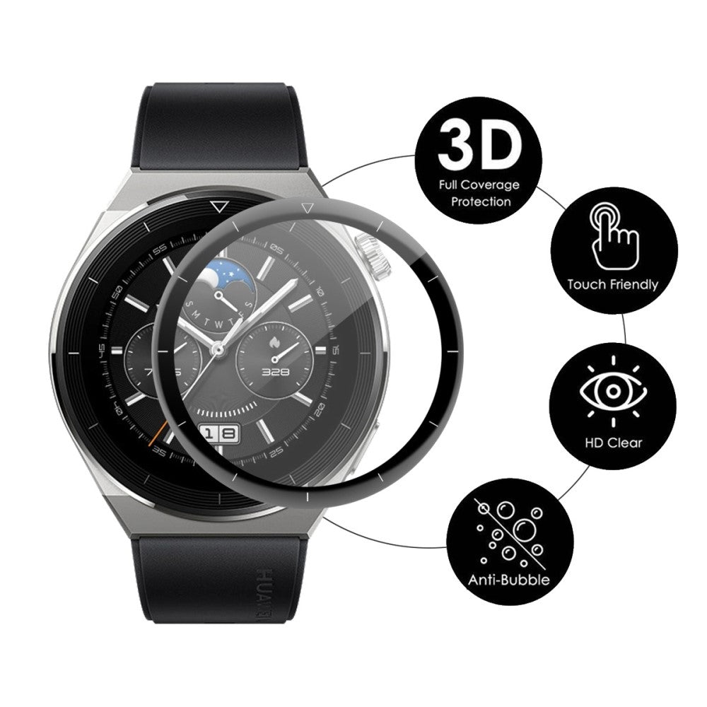 Plastik Skærmbeskytter passer til Huawei Watch GT 3 Pro 46mm