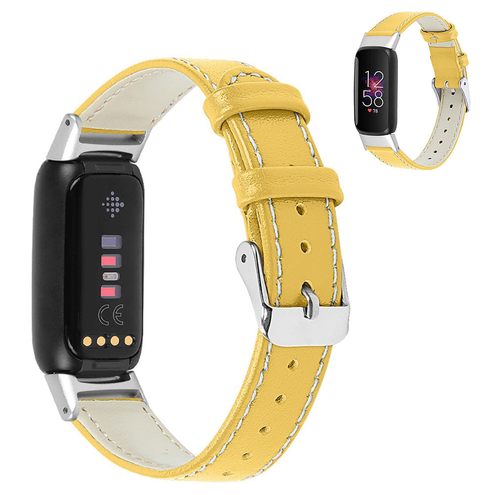Rigtigt Flot Ægte Læder Rem passer til Fitbit Luxe