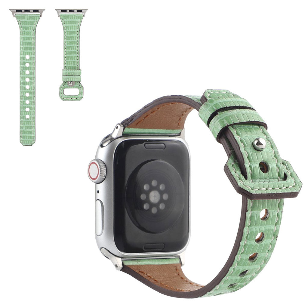 Smuk Ægte Læder Universal Rem passer til Apple Smartwatch
