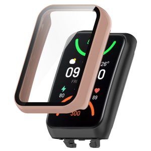 Vildt Flot Cover med Skærmbeskytter i Plastik og Hærdet Glas passer til Oppo Band 2