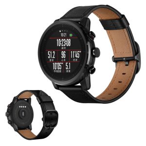 Ægte Læder Universal Rem passer til Amazfit Stratos 2 \ 2s / Amazfit 1 Online salg