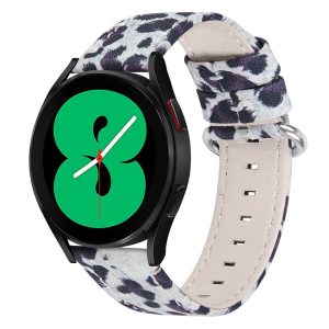 Ægte Læder Universal Rem passer til Haylou Solar LS05 / Xiaomi Mi Watch Color Sports