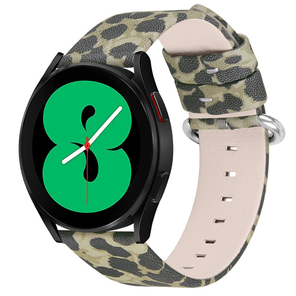 Ægte Læder Universal Rem passer til Haylou Solar LS05 / Xiaomi Mi Watch Color Sports