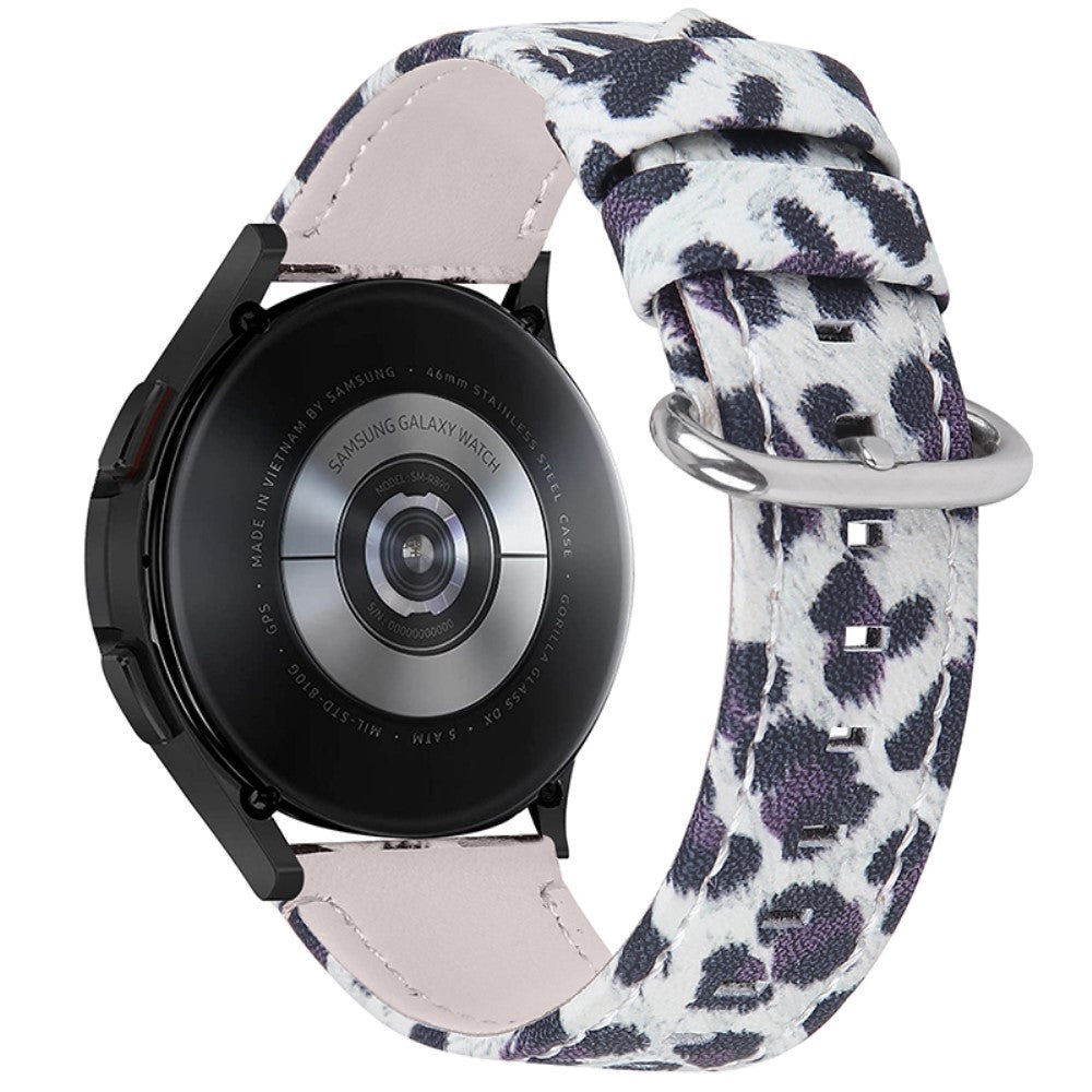 Ægte Læder Universal Rem passer til Haylou Solar LS05 / Xiaomi Mi Watch Color Sports