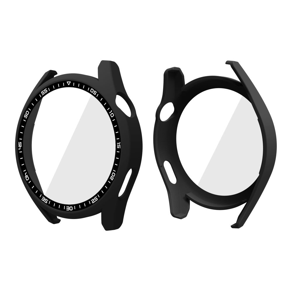 Mega Fed Cover med Skærmbeskytter i Plastik og Hærdet Glas passer til Huawei Watch GT 3 (46mm)