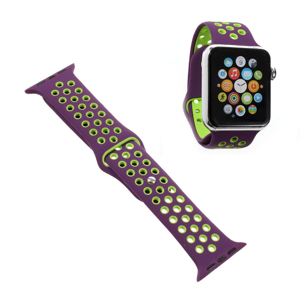Rigtigt Smuk Silikone Rem passer til Apple Watch Series 1-3 38mm Udsalg