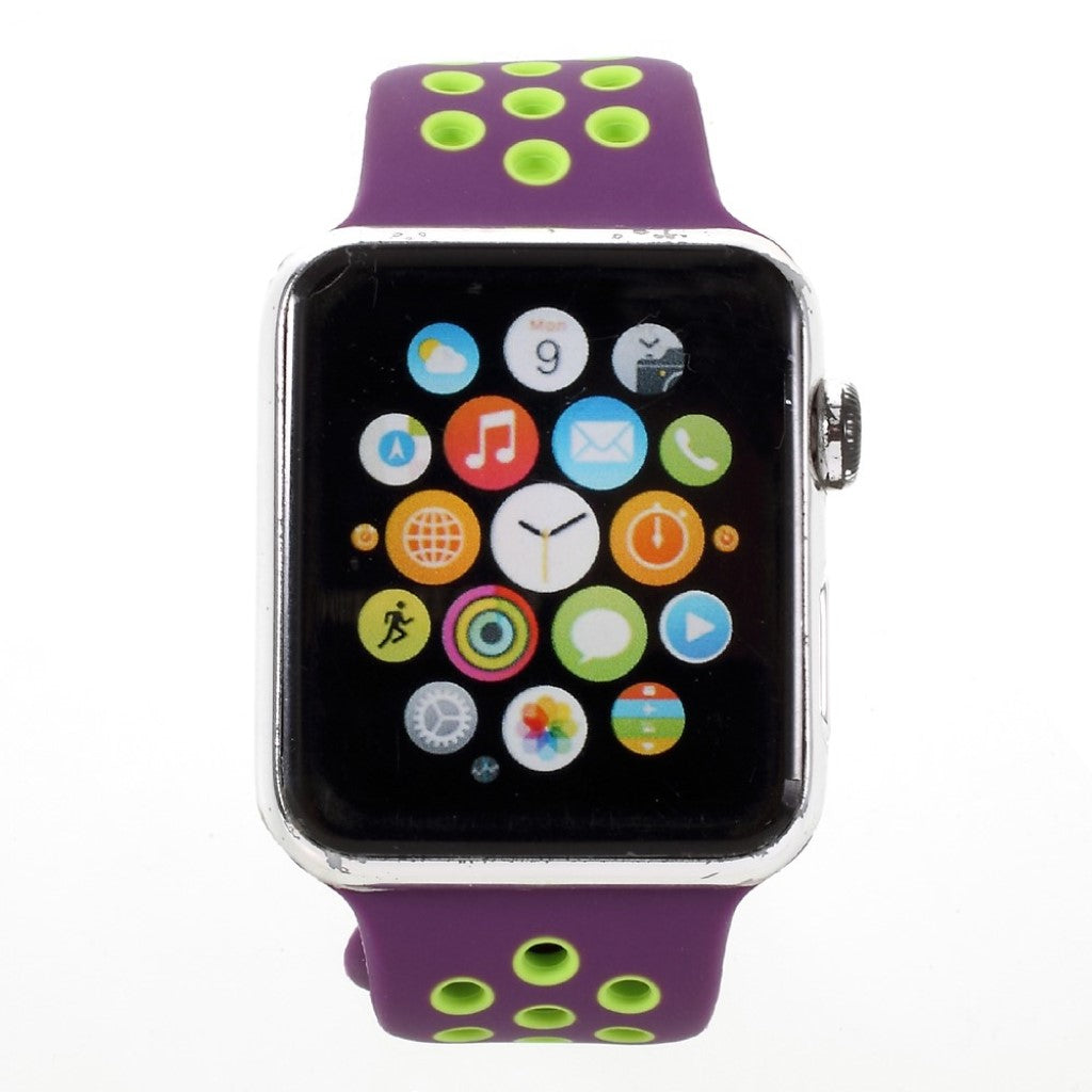 Rigtigt Smuk Silikone Rem passer til Apple Watch Series 1-3 38mm Udsalg