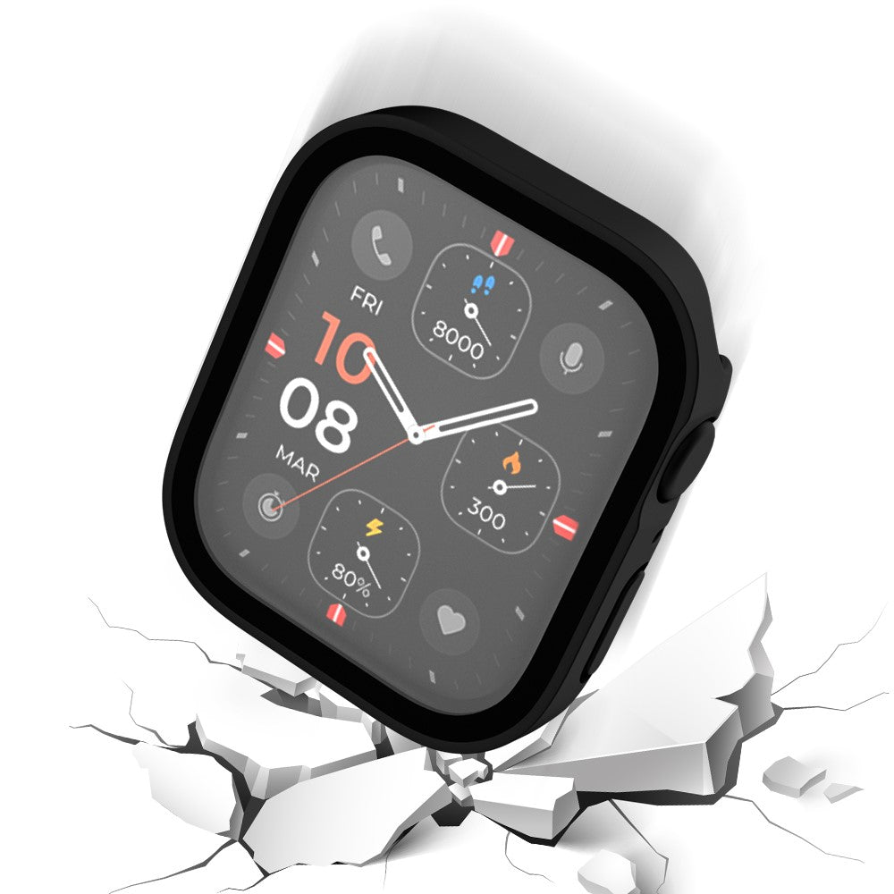 Rigtigt Godt Universal Cover med Skærmbeskytter i Plastik og Hærdet Glas passer til Apple Smartwatch