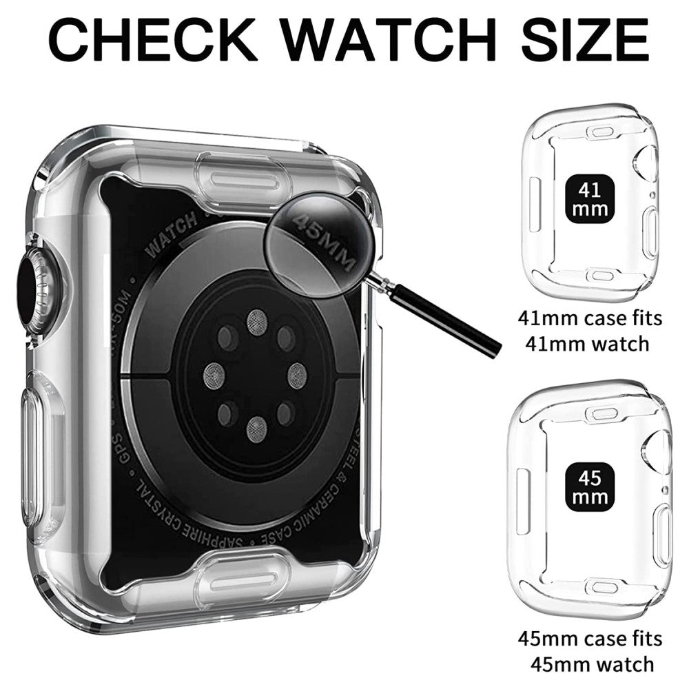 Vildt Godt Silikone Cover passer til Apple Watch Series 8 (45mm)