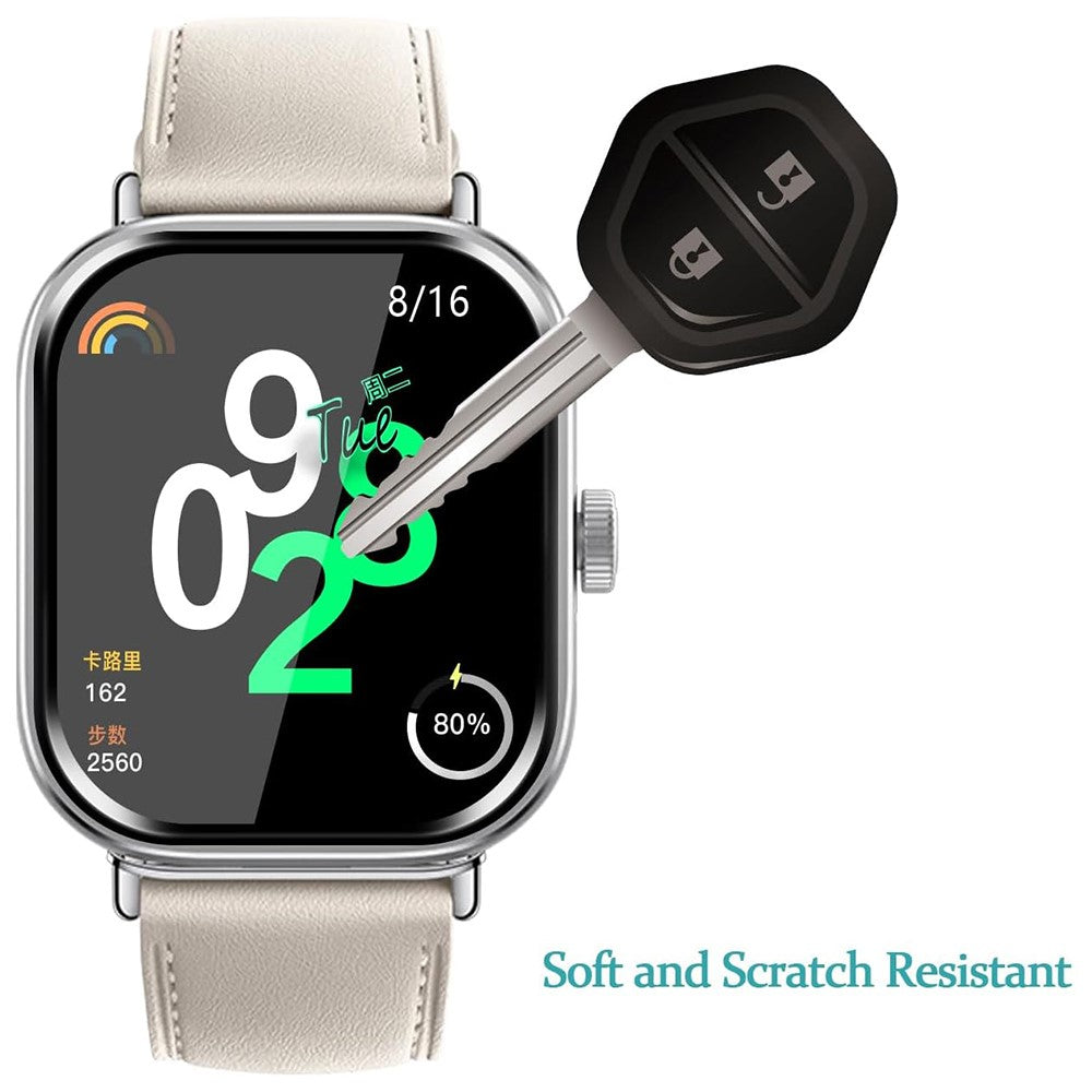 Silikone Skærmbeskytter passer til Xiaomi Redmi Watch 4