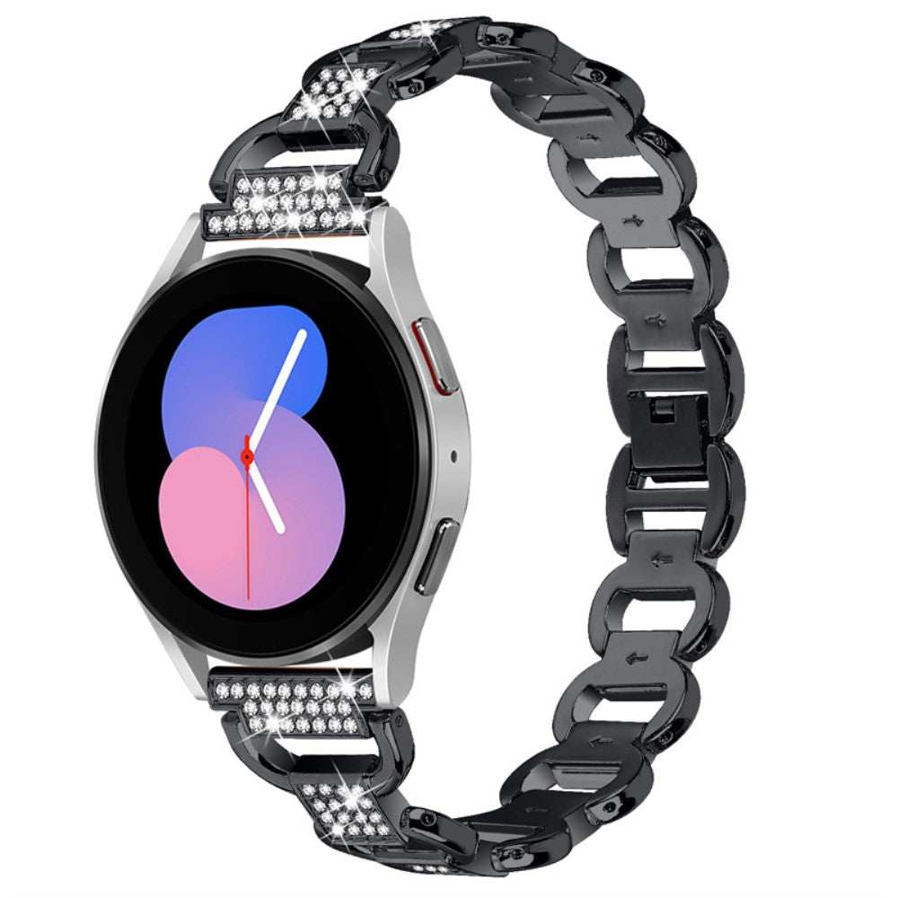Solid Metal Og Rhinsten Universal Rem passer til Samsung Smartwatch