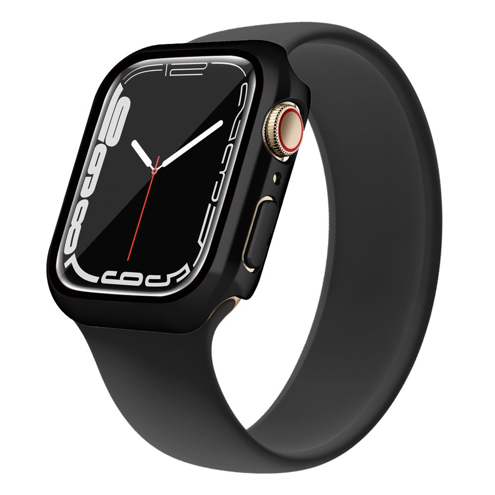 Vildt Fint Cover med Skærmbeskytter i Plastik og Hærdet Glas passer til Apple Watch Series 7 41mm