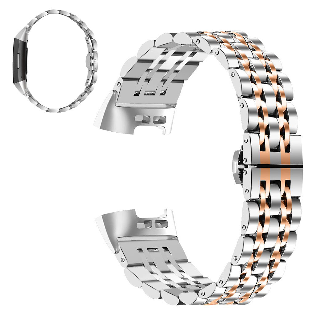Cool Metal Universal Rem passer til Fitbit Charge 4 / Fitbit Charge 3