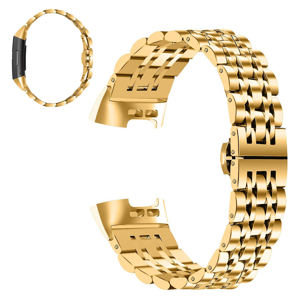 Cool Metal Universal Rem passer til Fitbit Charge 4 / Fitbit Charge 3