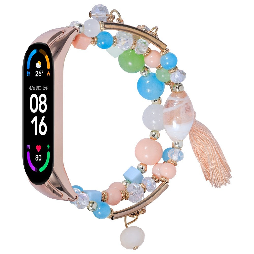 Elegant Rhinsten Rem passer til Xiaomi Mi Band 7