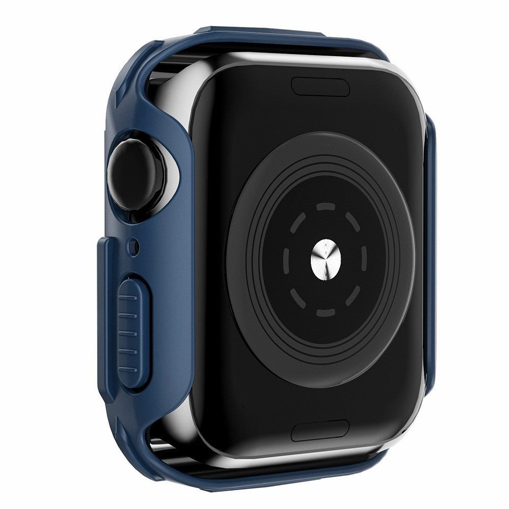 Super Godt Cover med Skærmbeskytter i Plastik og Hærdet Glas passer til Apple Watch Series 7 45mm