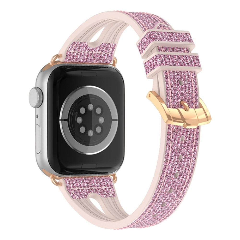Rigtigt Fint Silikone Universal Rem passer til Apple Smartwatch Online Hot Salg