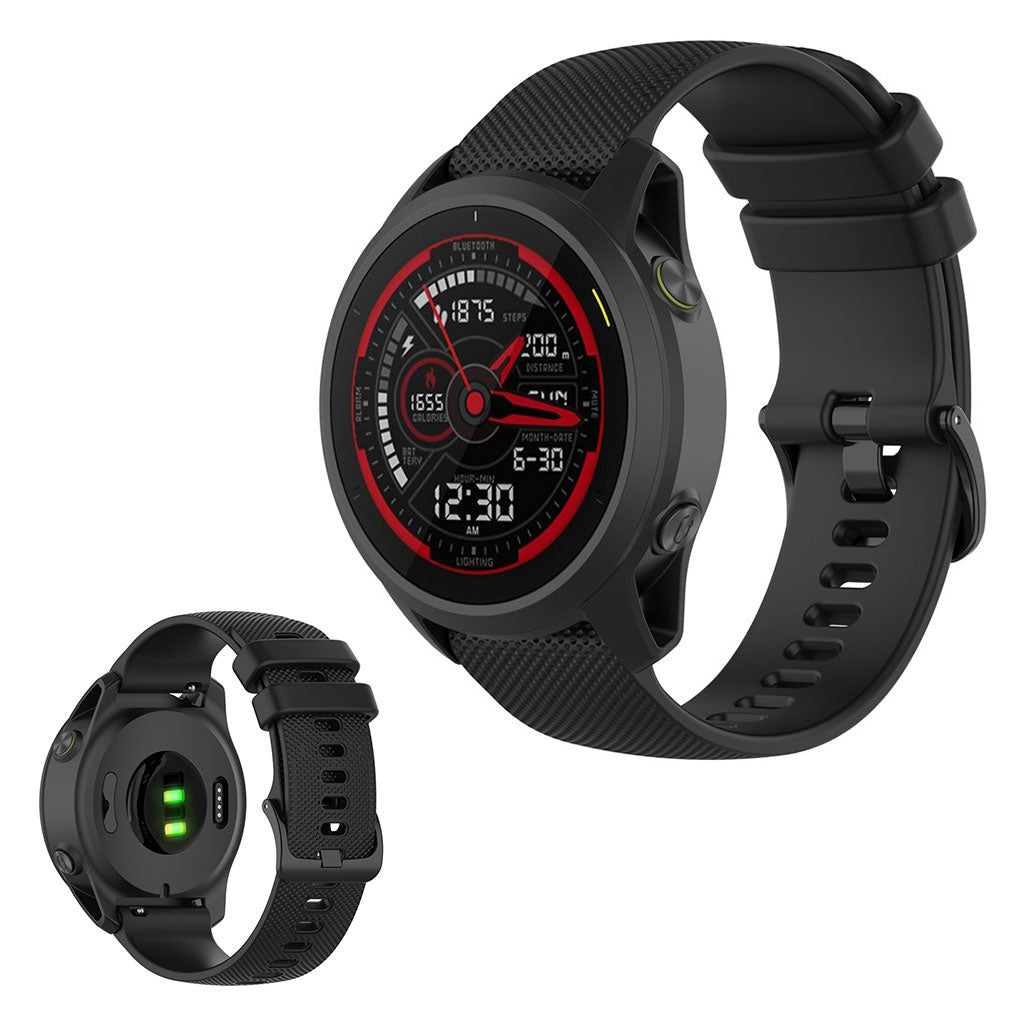 Rigtigt Smuk Silikone Rem passer til Garmin Forerunner 745