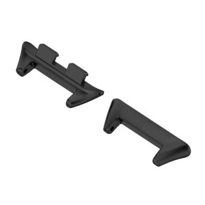 1 Pair Honor Band 9 Stainless Steel Wrist Strap Connector Watch Band Adapter - Black
