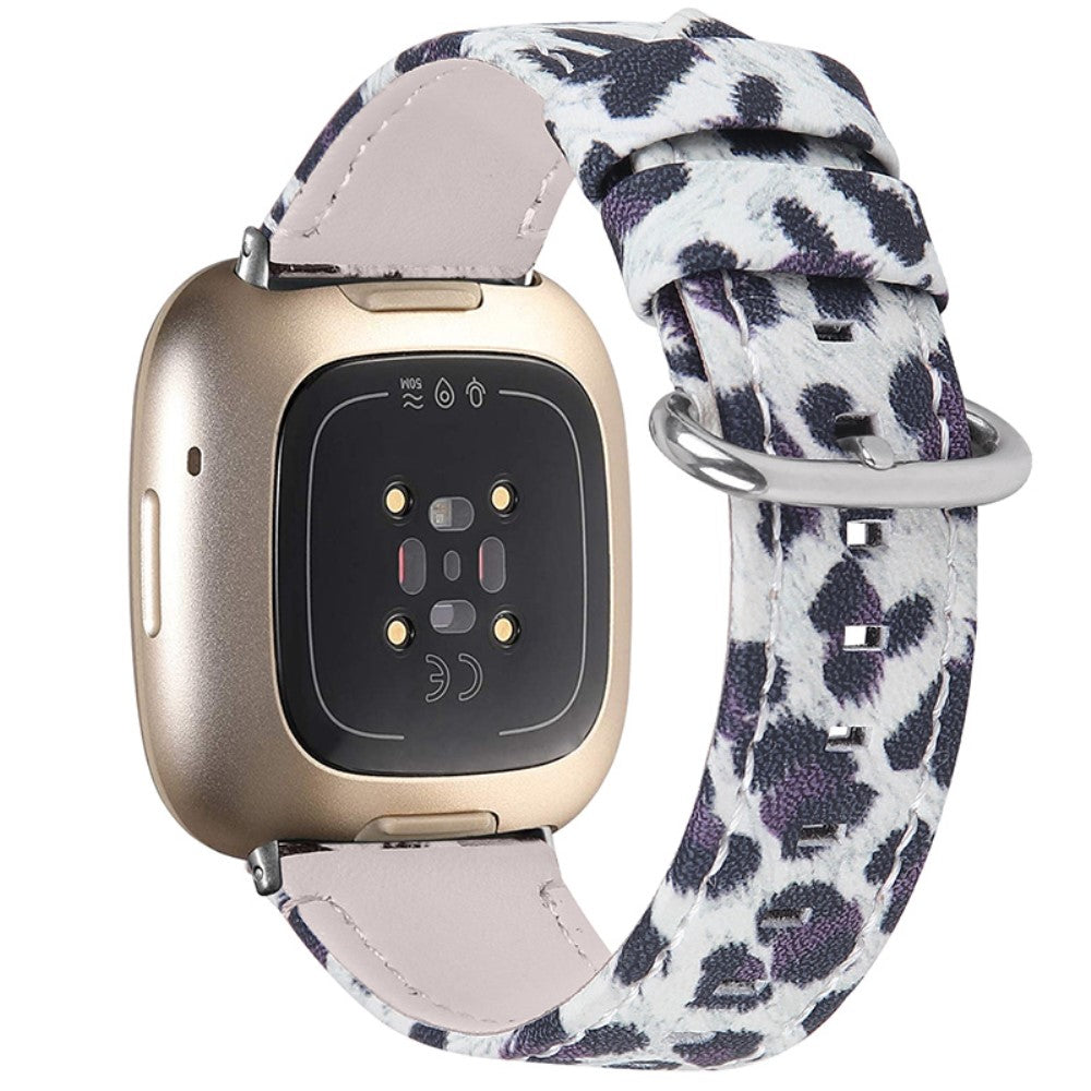 Ægte Læder Universal Rem passer til Fitbit Sense 1 / Fitbit Versa 3